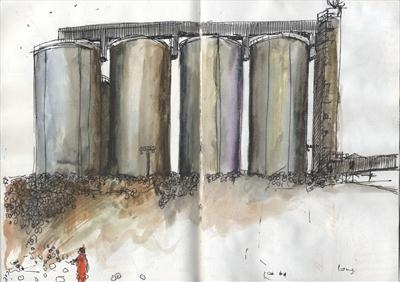 The silos