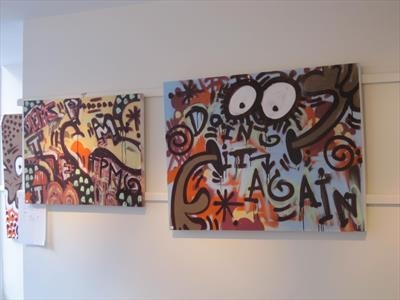 Urban art at the Edmund Gallery